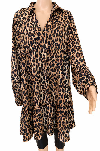 Robe léopard femme style - léopard,