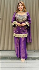Pakistanais Salwar Kameez Prêt à Porter Costumes Indienne Robe Mariage Fête