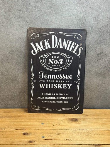 Plaque métal jack daniels 407 - jack,