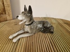 figurine chien berger allemand en porcelaine germany