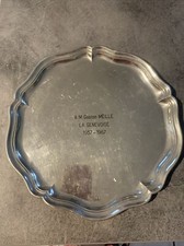 SOLID GLOSSY TIN ROUND TRAY