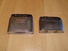 Lot de 2 briquets SILVER MATCH argenté