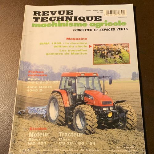 Revue technique machinisme - technique,