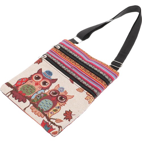 Women canvas bag owl - owl, print