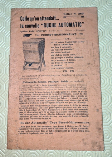 Notice ruche automatic ulysse - notice,