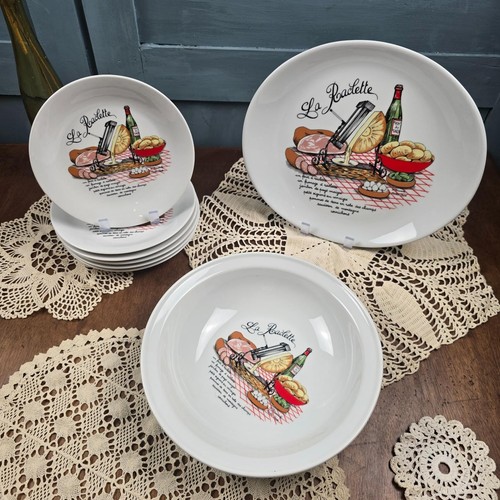Service raclette vintage en - vintage,