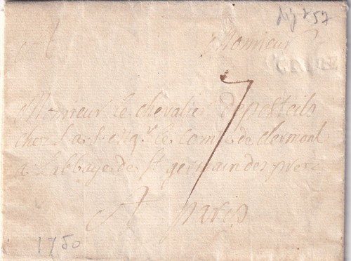 Marque postale 1750 de - postale,