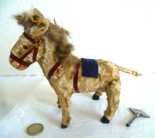 Jouet ancien cheval mécanique - jouet,