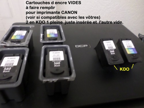 Cartouche encre vides pour - vides,