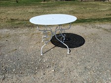 1900 Wrought Iron Garden Table