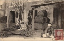 Old postcard AK TUNISIA manufacturers of cuffins (1102807)