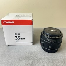 Canon EF 35mm f/2 Wide Angle AF Lens with Box EUC