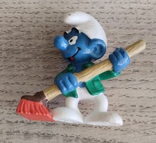 Figurine Schtroumpf Balayeur