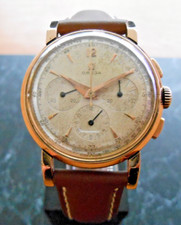 Montre Omega chronographe or