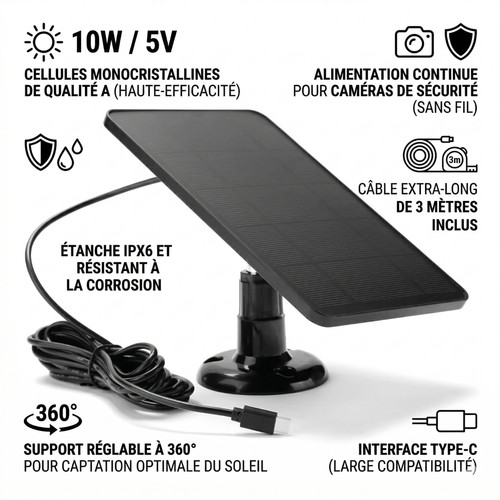 Panneau solaire 10w - panneau,