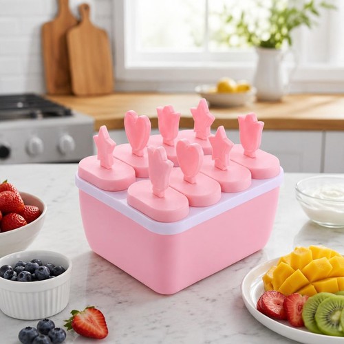 Moule glace rose 8 - moule,
