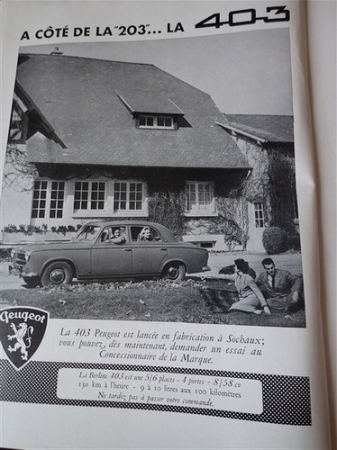 Peugeot 403 linoleum - peugeot, +