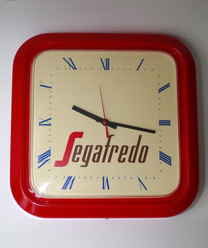 Horloge publicitaire vintage - horloge,