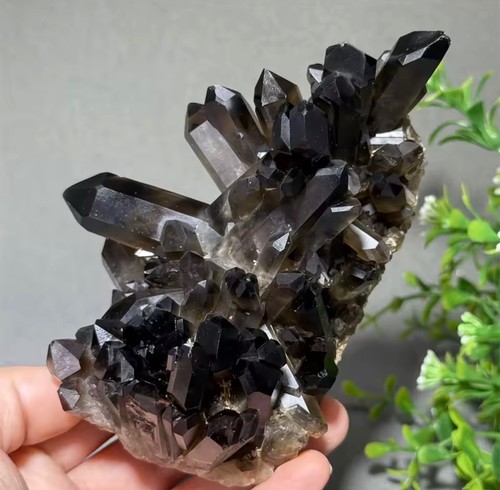 Cluster quartz fumée - 1x,