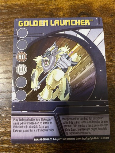 Bakugan golden launcher blue - launcher,