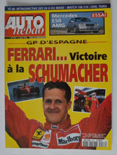 AUTO HEBDO 1037 june 1996 Peugeot 106 S16 Opel Tigra 1.6i Mercedes E50 AMG