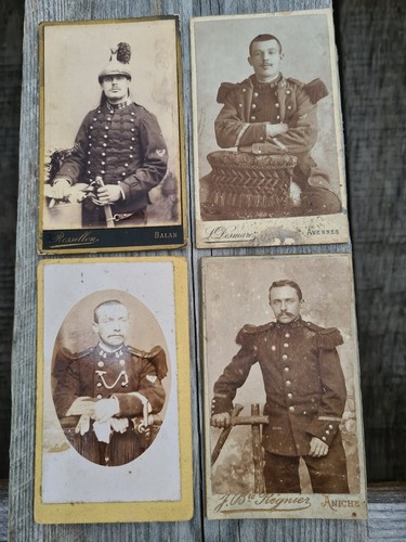 Cdv photos militaires - cdv,