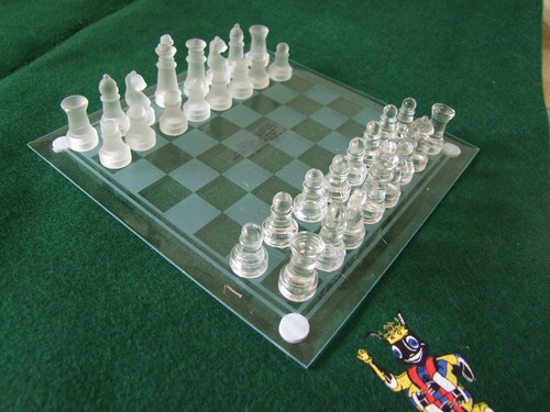 Jeu échec verre - jeu, d'échec