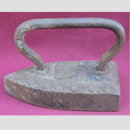 Fer repasser plat - antique, 5