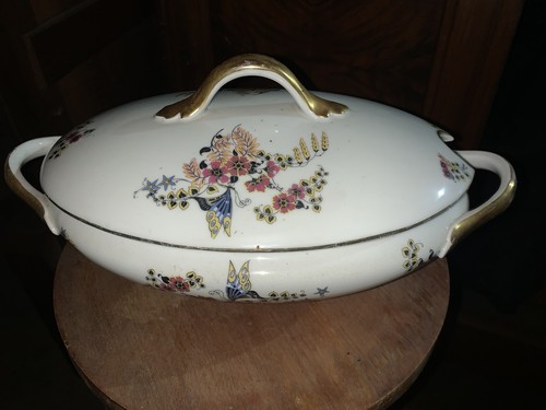 Soupiere ancienne en - soupiere,