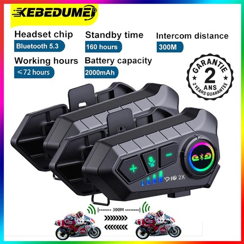 Intercoms casque moto - 2,