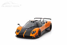Almost real 1/18 Pagani Zonda Cinque Coupe 2009 Orange/White Diecast Car Model