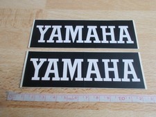 2 autocollants moto - YAMAHA