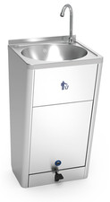 Lave mains autonome inox grand débit