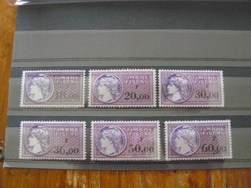 Timbres fiscaux france lot - timbres, de