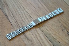 Oyster Style Bracelet with Flat End Links in 17mm, 18mm, and 20mm NEW