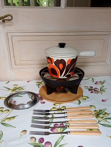 Creuset service fondue - le,