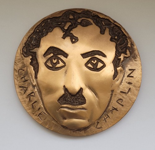 Medaille charlie chaplin 1987 - medaille,