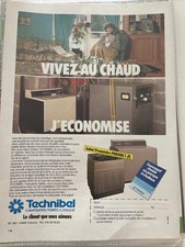 Vintage 1982 Technibel Heat Pump Press Advertising