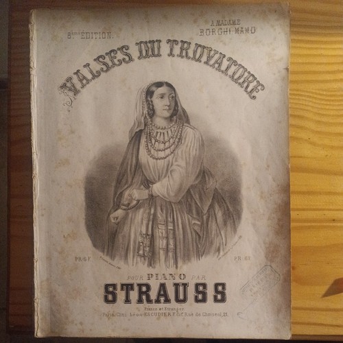 Partition ancienne strauss - partition,