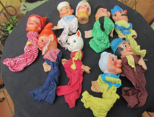 Marionnette vintage lot 9 - lot, de