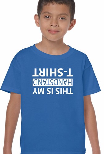 Shirt handstand pour - pour, enfants