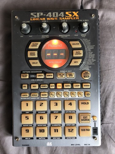 Sampler roland 404 - roland, sp-404-sx