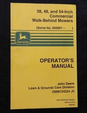 John Deere 38 " 48 " 54 " Commercial Autotractée Tondeuse Opérateurs Manuel