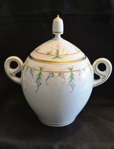 Beau sucrier porcelaine fine - porcelaine,