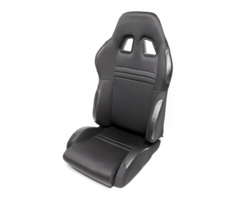 Siège baquet tissu - baquet, noir