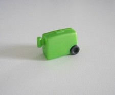 Playmobil (1193) small suitcase with green wheels 