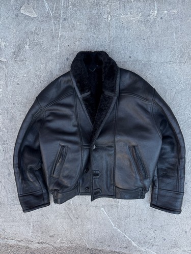 Vintage shearling cuir - vintage,