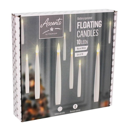 Bougies flottantes à - 10,