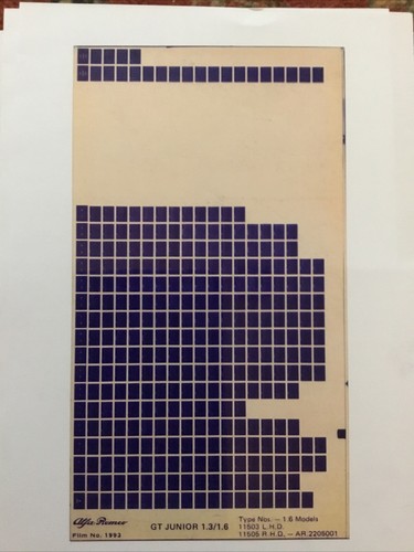 Microfiche alfa romeo - microfiche,