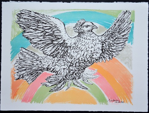 Superbe lithographie pablo - superbe, de